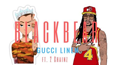 gucci linen blckbear album cover|blackbear .